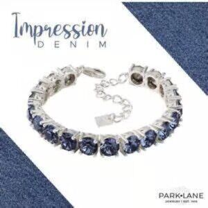 ✨ Park Lane Jewelry Denim Impression Bracelet – Limited Edition & Retired ✨